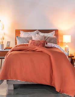 Foto 2 | Edredón Individual Vianney Duvet color Naranja