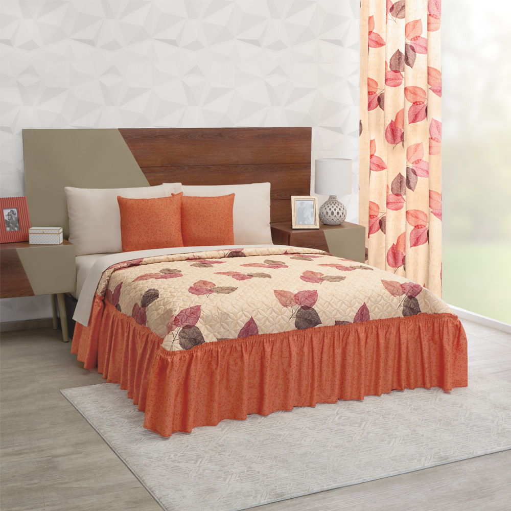 Foto 2 | Colcha con Cojines King Size Elefantito Hogar color Beige con Forro de Tela Arce