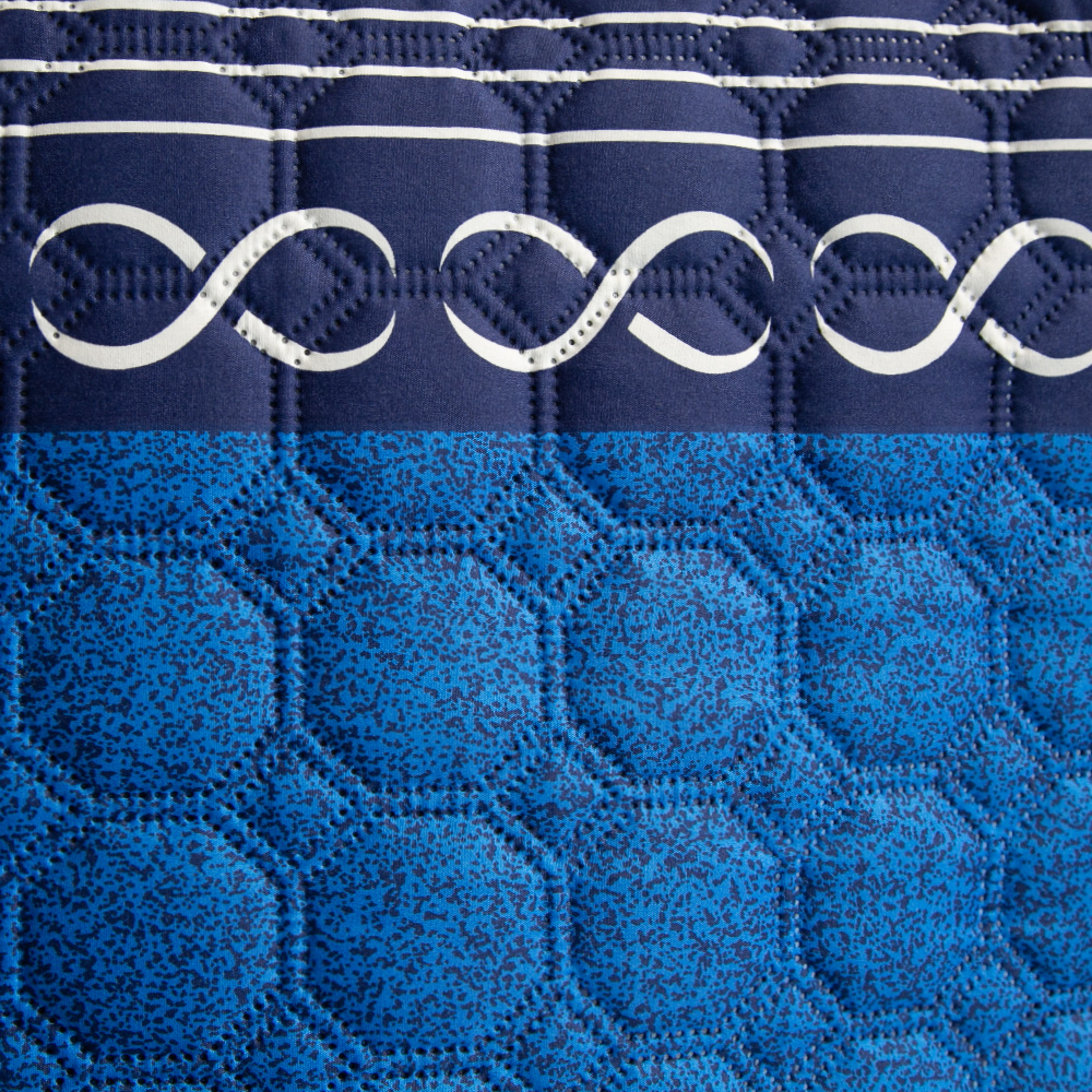 Foto 4 | Edredon Ligero Con Fundas Azul King Size Dos Vistas Infinito