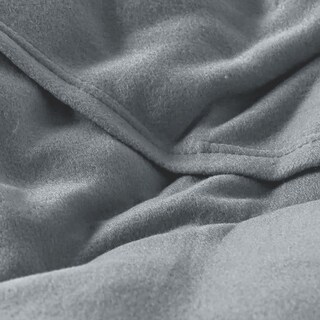 Foto 4 | Juego de Sábanas Térmicas de Polar Fleece Gris para Invierno