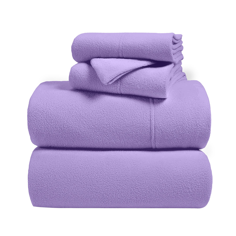 Foto 2 pulgar | Juego de Sábanas Térmicas de Polar Fleece para Invierno