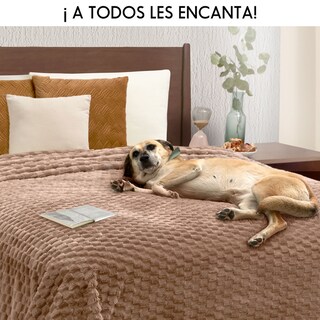 Foto 5 | Frazada Térmica Taupe King Size