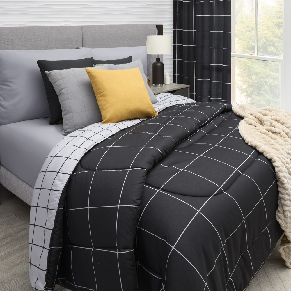 Foto 4 | Edredón con Sábanas El Elefantito Reversible Ultra Soft Negro