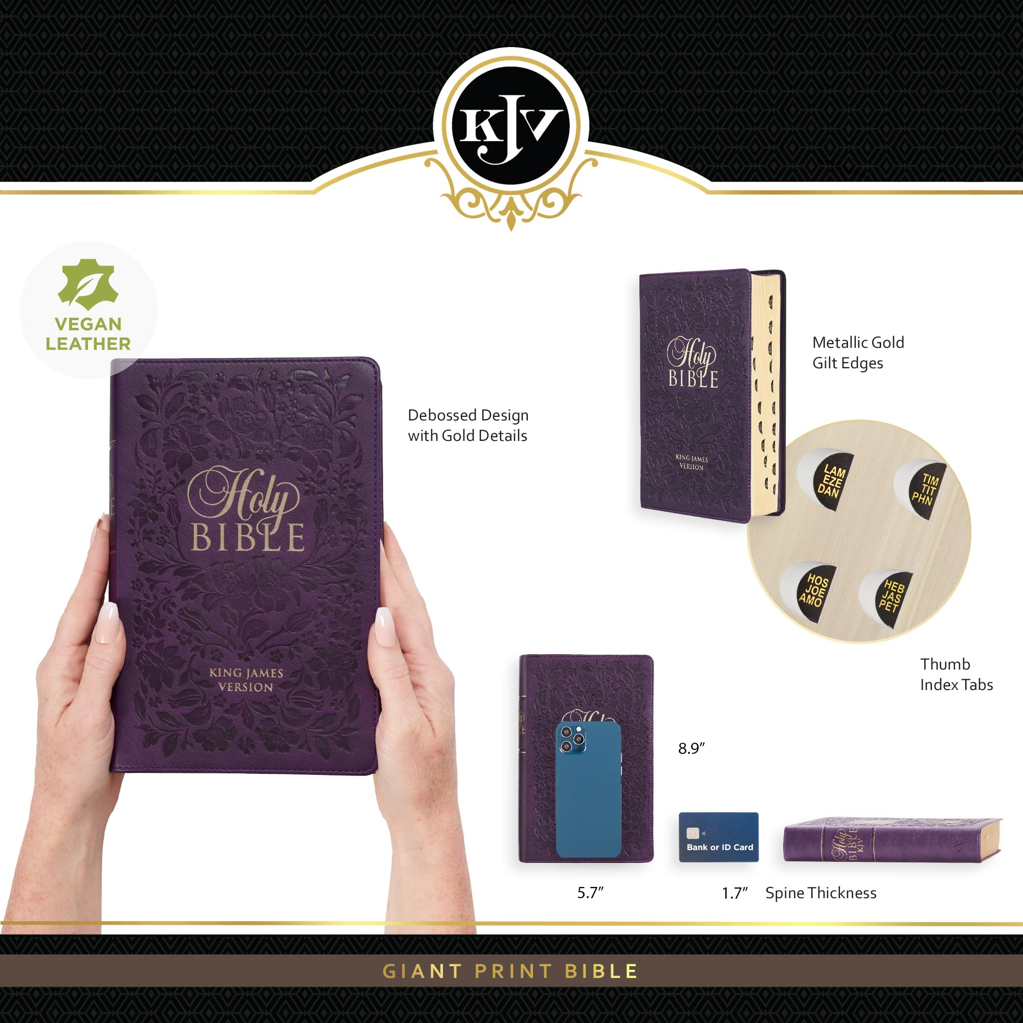 Foto 4 pulgar | Impresión Gigante Kjv De Bible Christian Art Gifts, Tamaño Estándar - Venta Internacional.