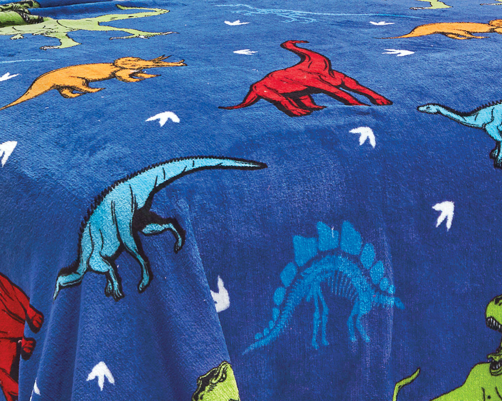 Foto 3 | Cobertor Ligero Individual Azul Dinosaurio Jurásico