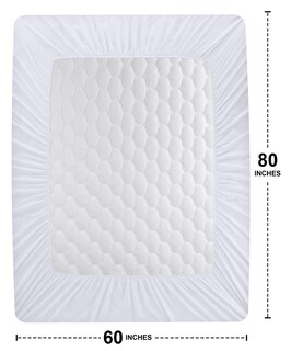 Foto 3 | Protector De Colchón Impermeable Utopia Bedding Queen White - Venta Internacional.