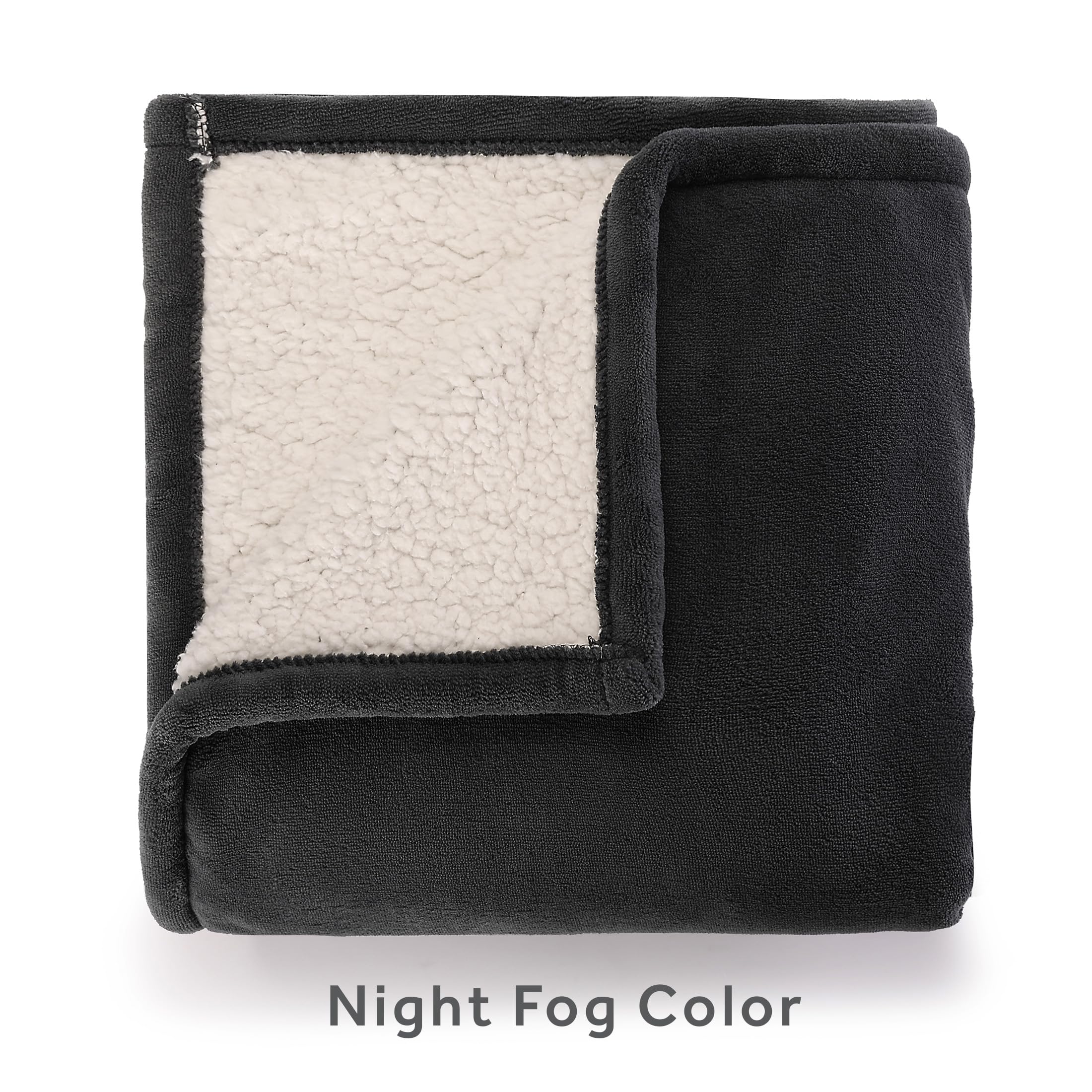 Foto 4 pulgar | Manta Térmica Sunbeam Royal Luxe Sherpa Night Fog Full - Venta Internacional