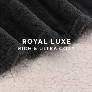 Foto 7 | Manta Térmica Sunbeam Royal Luxe Sherpa Night Fog Full - Venta Internacional