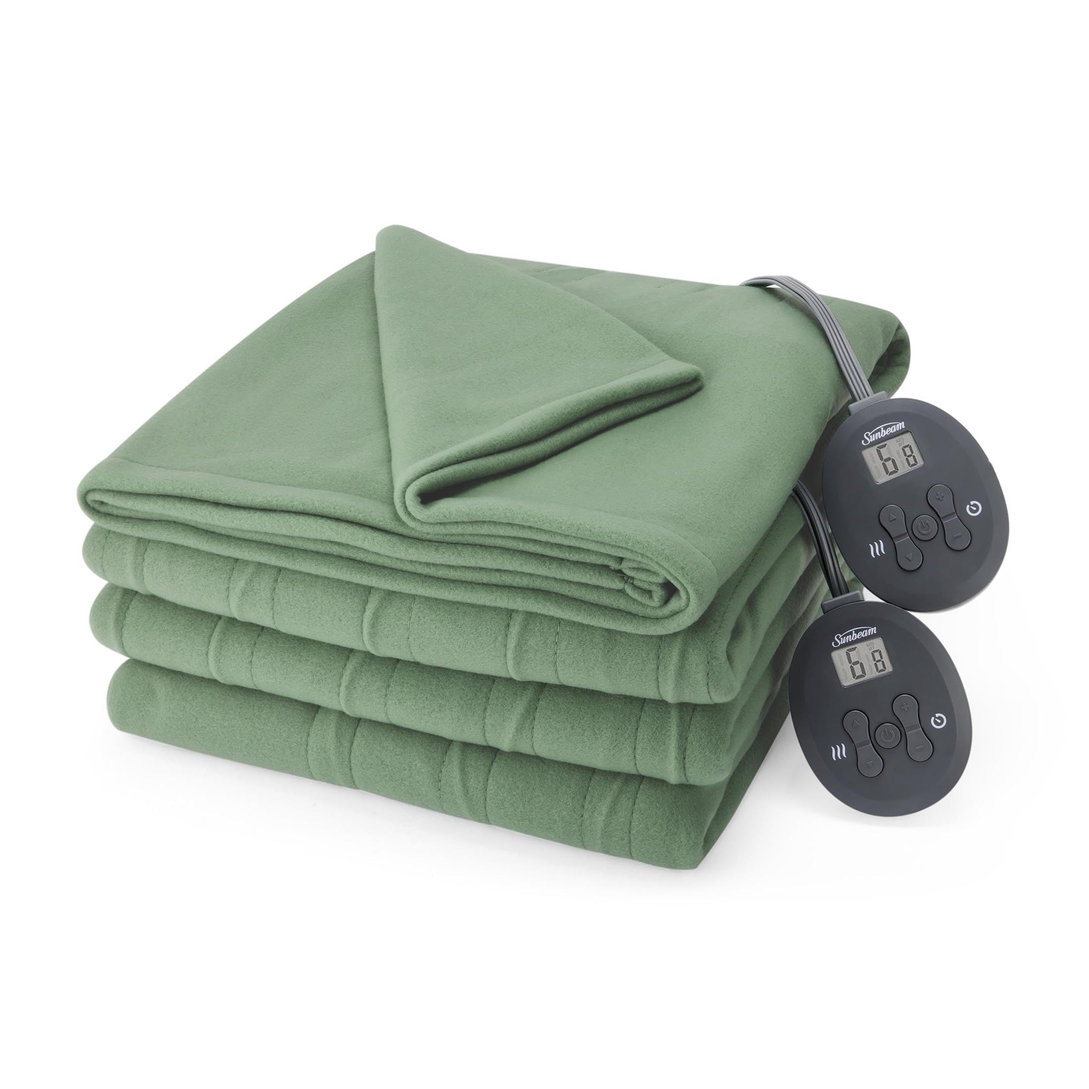 Manta Térmica Sunbeam Electric Royal Ultra Fleece King - Venta Internacional.