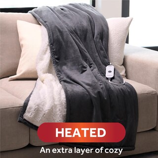 Foto 2 | Manta Personal Con Calefacción Sunbeam Royal Mink Sherpa - Venta Internacional.