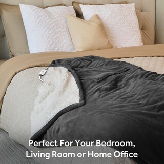 Foto 5 | Manta Personal Con Calefacción Sunbeam Royal Mink Sherpa - Venta Internacional.