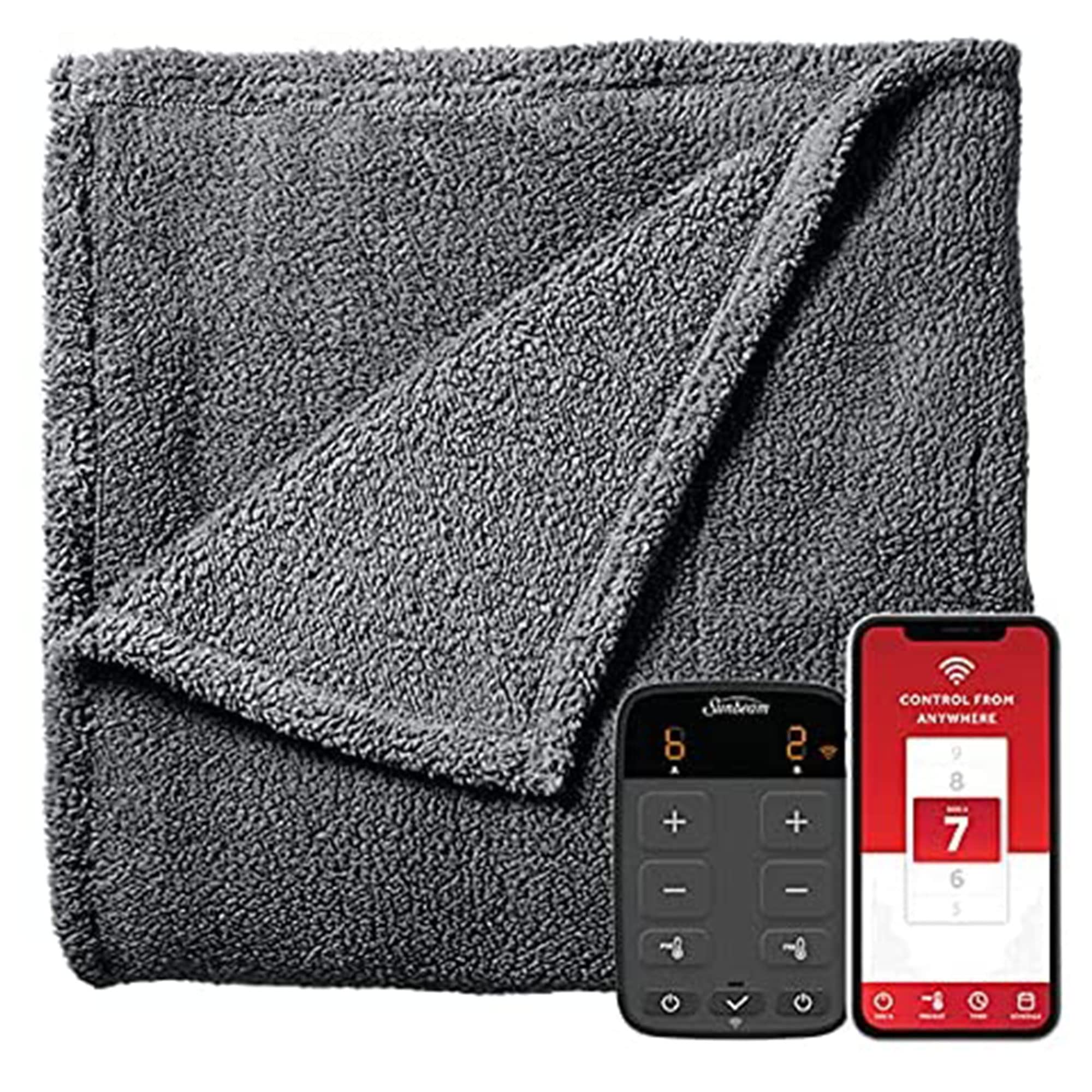 Foto 1 | Manta Térmica Eléctrica Sunbeam Loftec Wi-fi De Tamaño Completo - Venta Internacional.