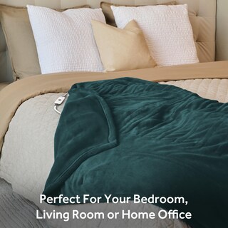 Foto 5 | Manta Personal Con Calefacción Sunbeam Royal Luxe Green - Venta Internacional.