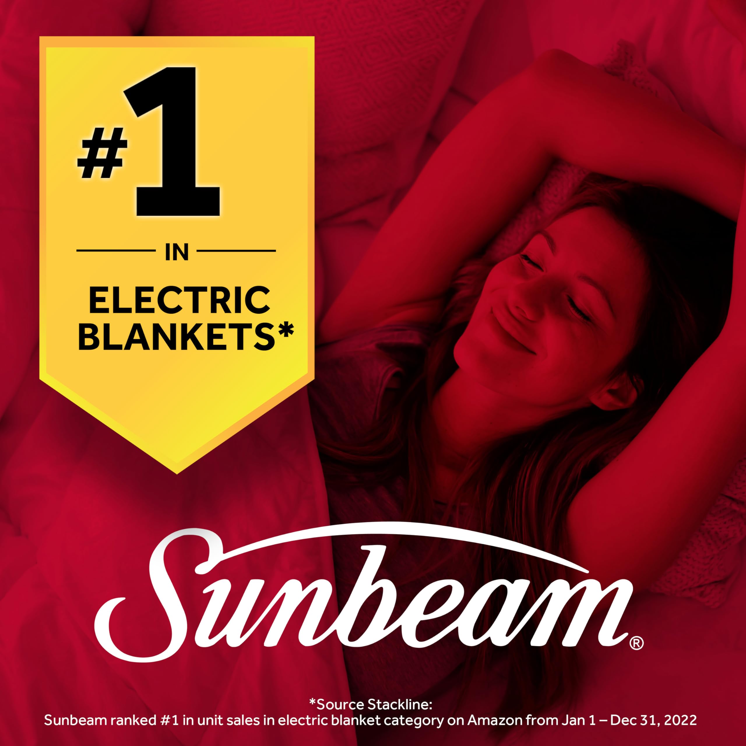 Foto 7 pulgar | Manta Eléctrica Sunbeam Royal Ultra Fleece Tamaño Queen - Venta Internacional