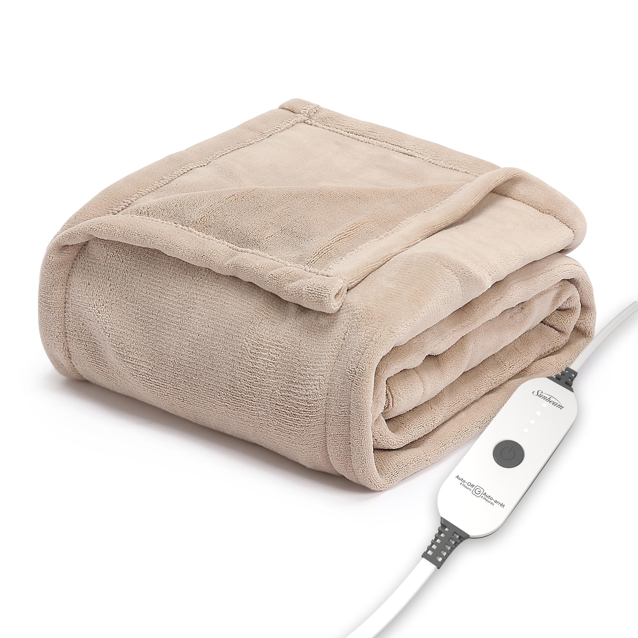 Manta Eléctrica Sunbeam Royal Luxe Microplush con Calefacción - Venta Internacional