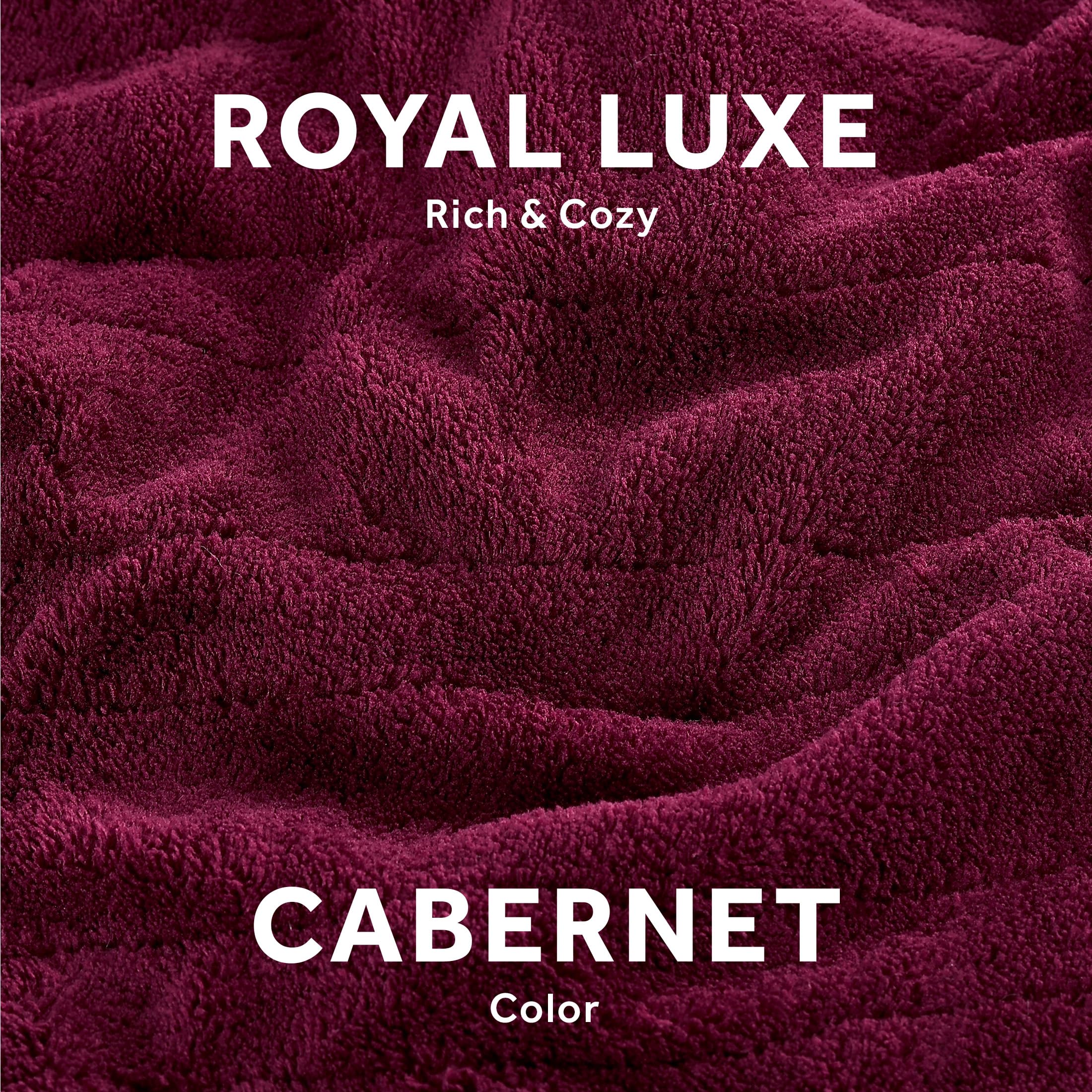 Foto 4 pulgar | Manta Personal Con Calefacción Sunbeam Royal Luxe Cabernet - Venta Internacional.