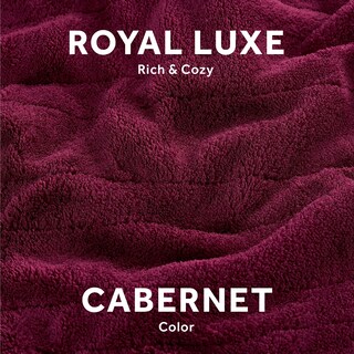 Foto 3 | Manta Personal Con Calefacción Sunbeam Royal Luxe Cabernet - Venta Internacional.