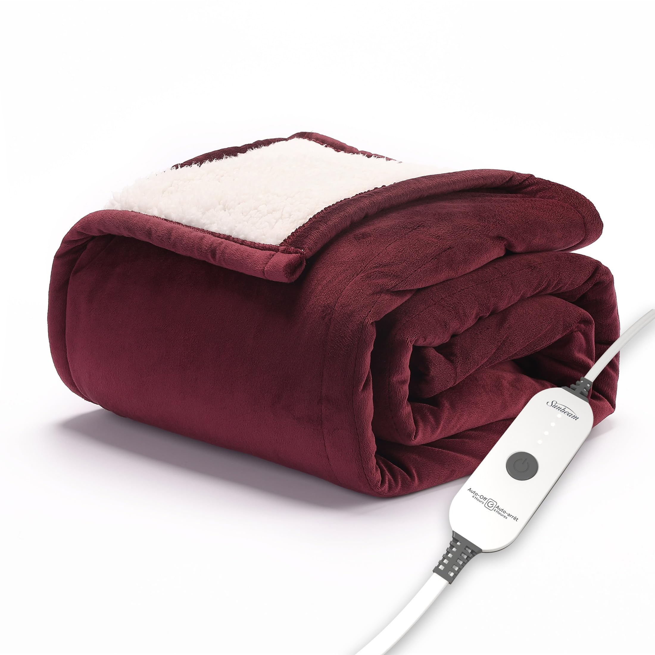Foto 2 pulgar | Manta Personal Con Calefacción Sunbeam Royal Mink Sherpa - Venta Internacional.