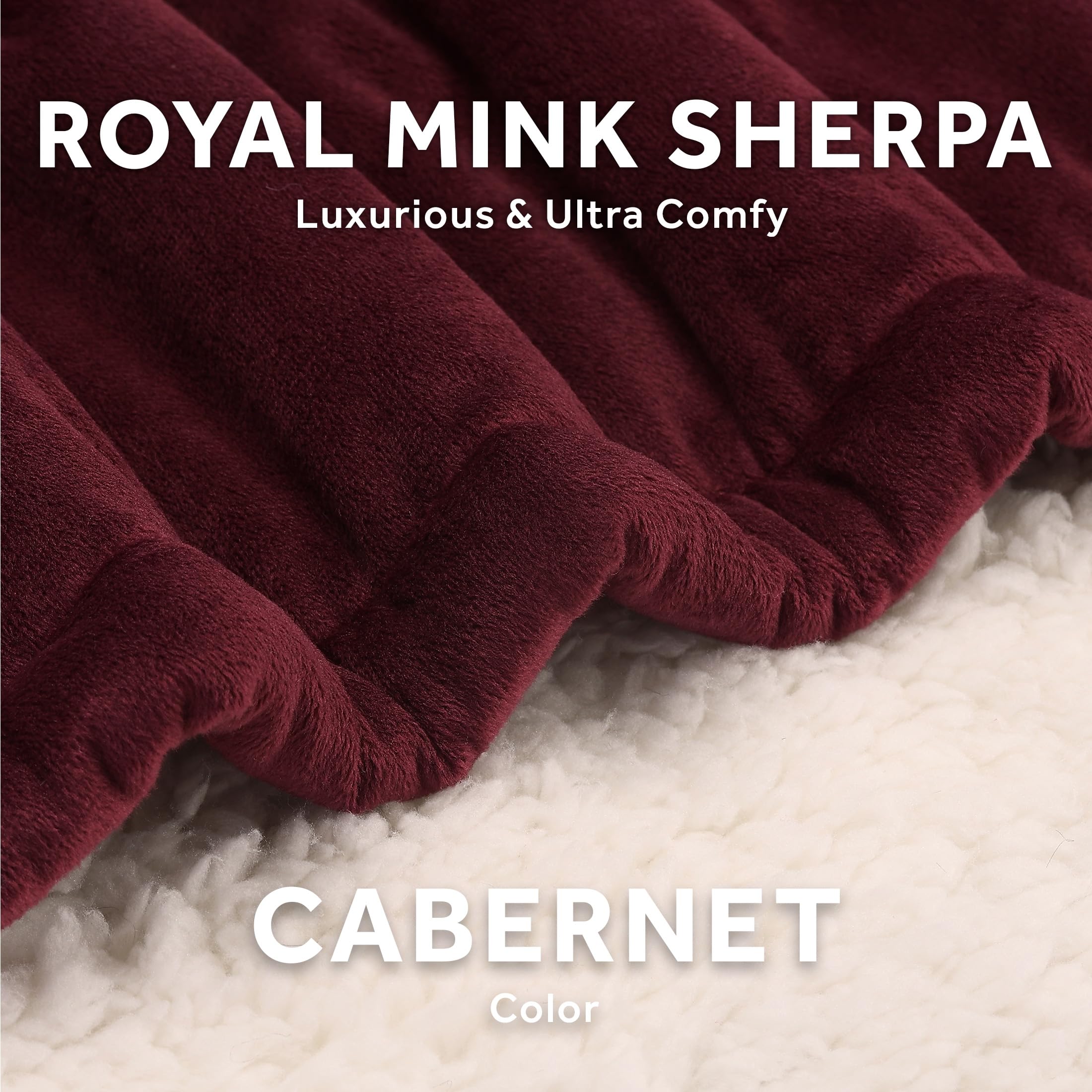 Foto 4 pulgar | Manta Personal Con Calefacción Sunbeam Royal Mink Sherpa - Venta Internacional.
