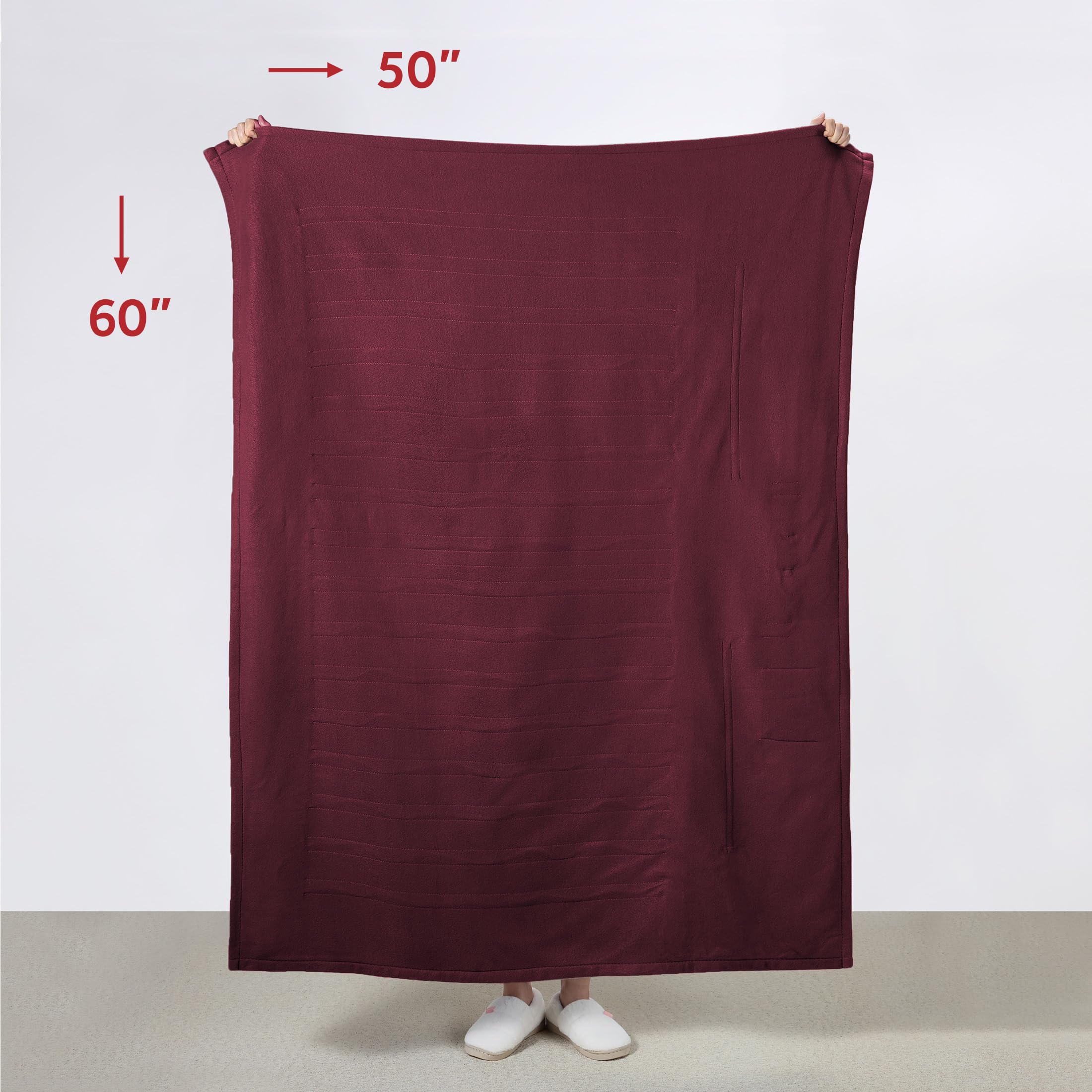 Foto 6 | Manta Personal Con Calefacción Sunbeam Royal Mink Sherpa - Venta Internacional.