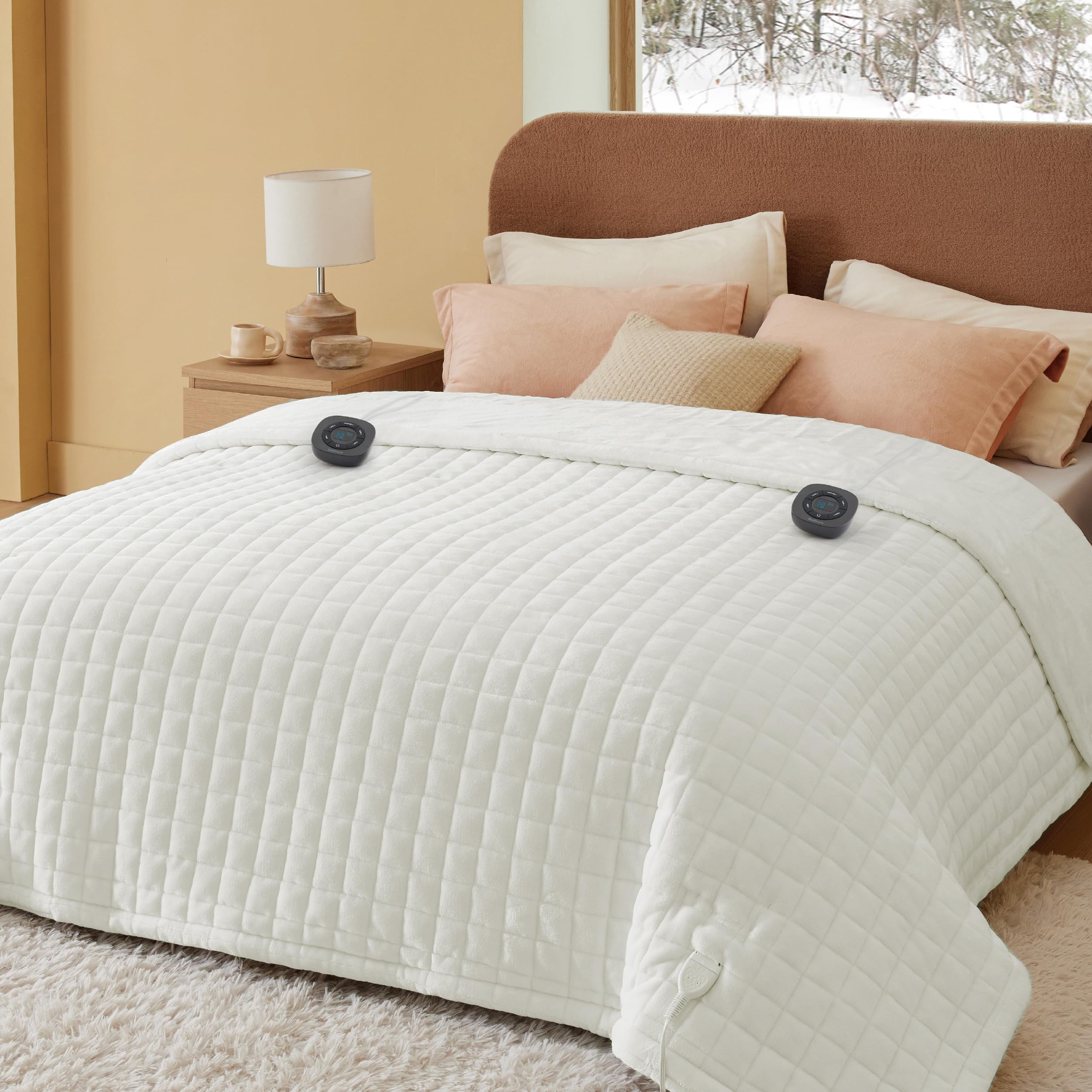 Foto 2 pulgar | Manta Eléctrica De Cama Tamaño Queen Con 10 Unidades De Calor Y 10 Horarios - Venta Internacional.