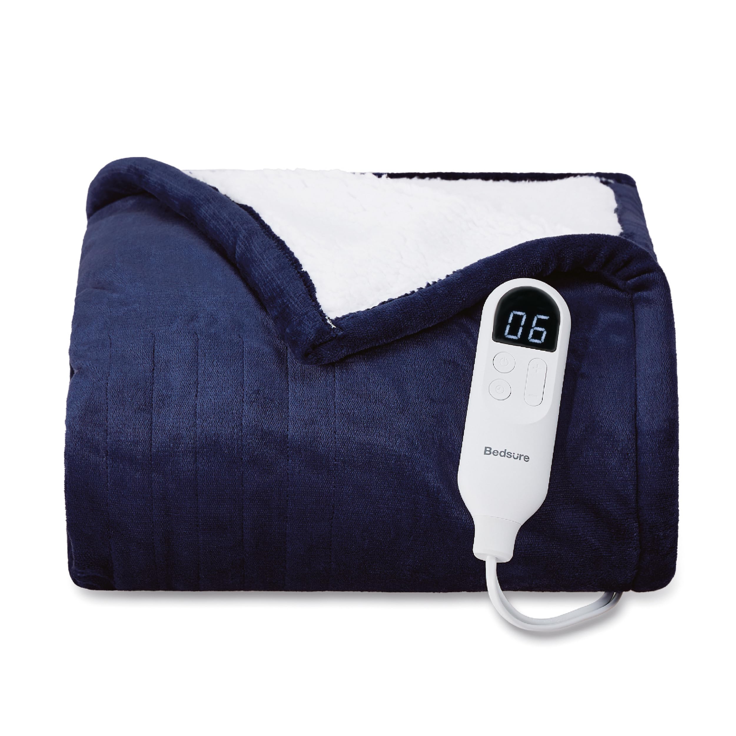 Foto 2 pulgar | Manta Eléctrica Bedsure Con Calefacción 50 X 60 Pulgadas Azul - Venta Internacional