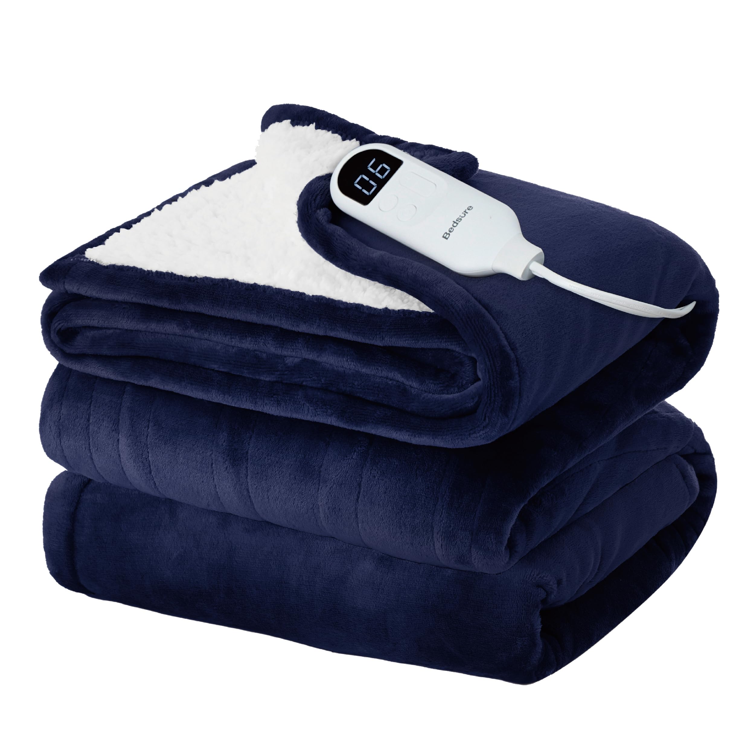 Foto 2 pulgar | Manta Eléctrica Bedsure de Franela Doble con Calefacción 160 X 210 cm - Venta Internacional