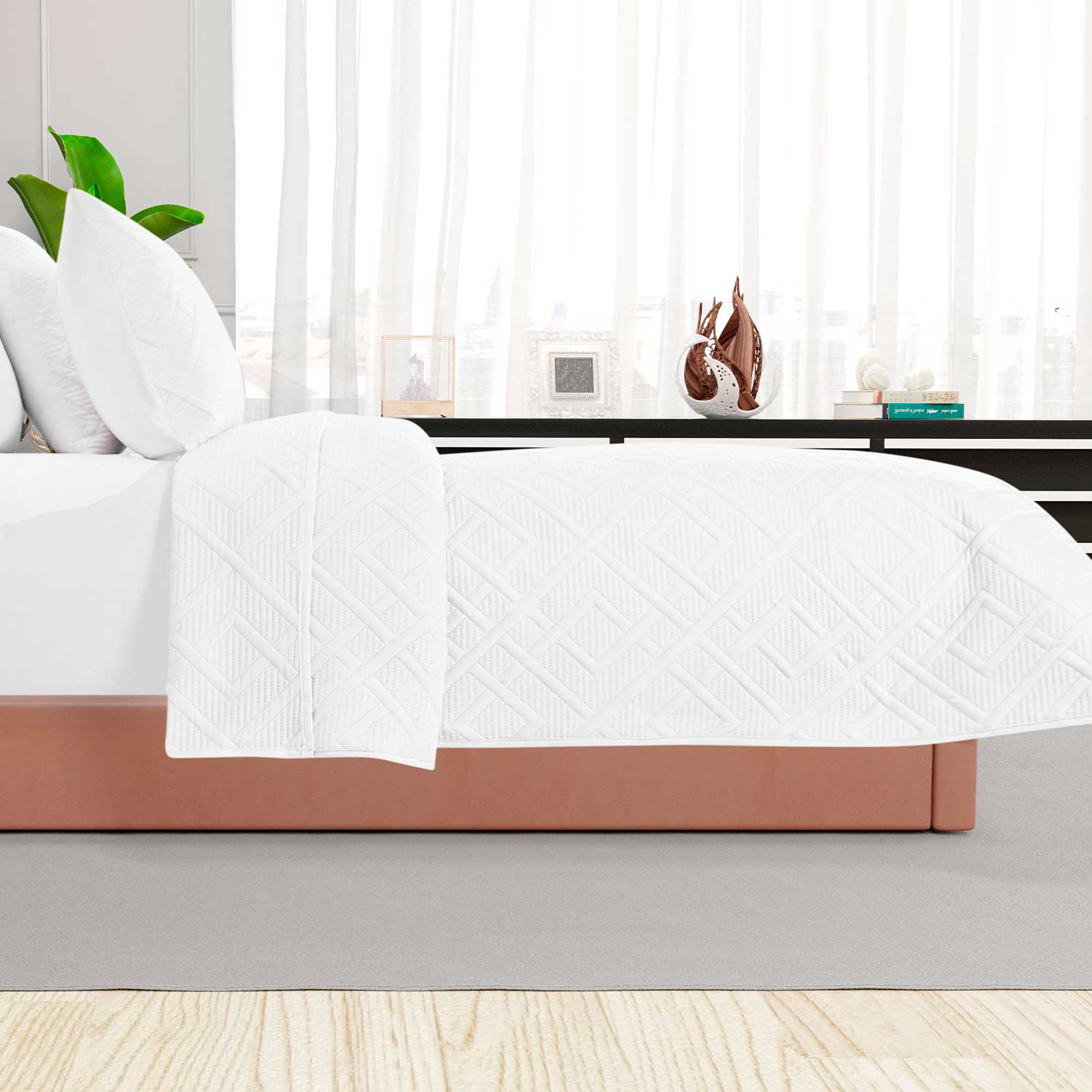 Foto 4 pulgar | Edrecolcha Reversible Providencia Individual color Blanco