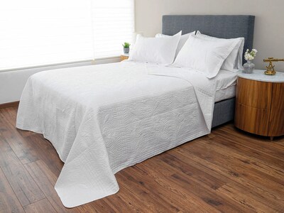 Foto 3 | Colcha Dormireal Gala Blanca Queen Size