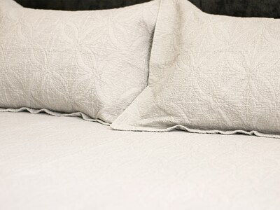 Foto 2 | Colcha Dormireal Stonewash Queen Size color Blanco