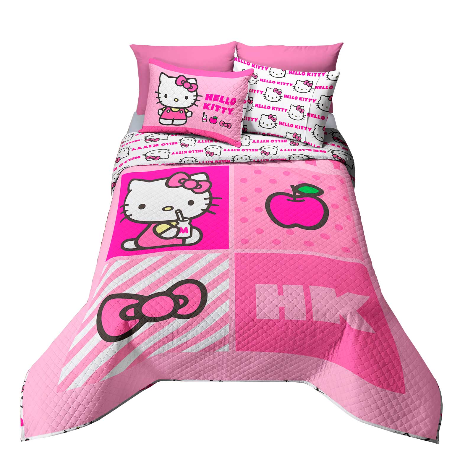 Edrecolcha Reversible Matrimonial Providencia Hello Kitty