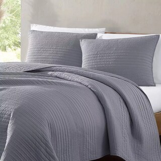 Foto 3 | Set Colcha Airy King Size B.Kind & Beyond 3 Piezas color Gris