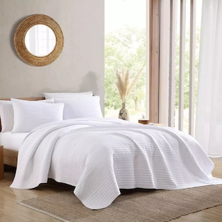Foto 2 | Set de Colcha B.Kind & Beyond color Blanco King Size 3 Piezas