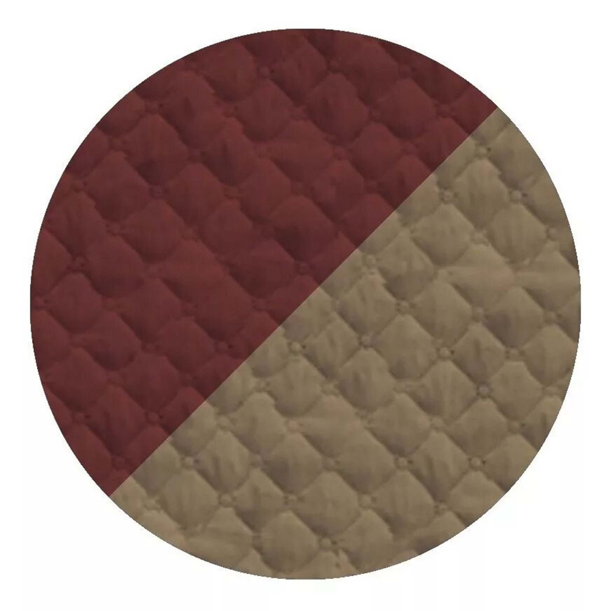 Foto 5 pulgar | Colcha Ligera Duplex King Size Tinto/beige