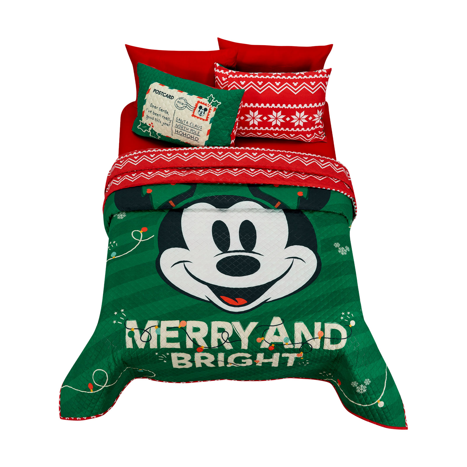 Foto 1 | Edrecolcha Matrimonial Providencia Mickey Merry And Bright