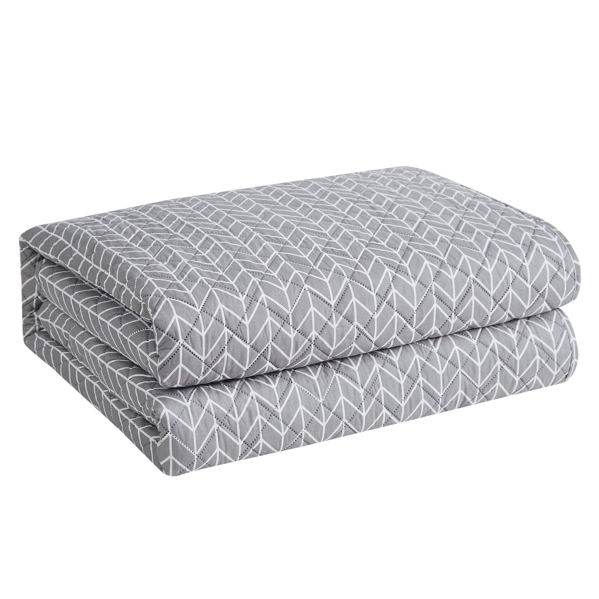 Cubrecama Allure Reversible Gris Matrimonial