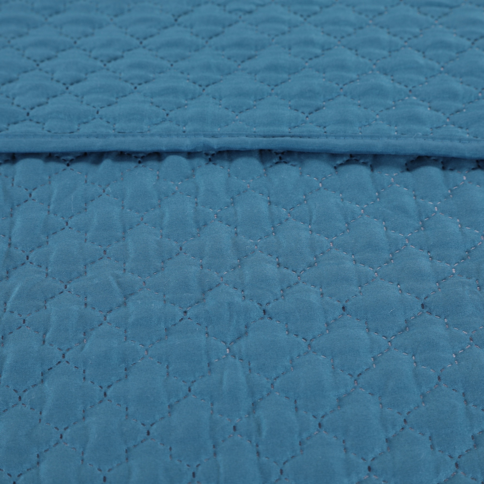 Foto 3 | Colcha Cubrecama Individual Azul Reversible Dark Teal Allure