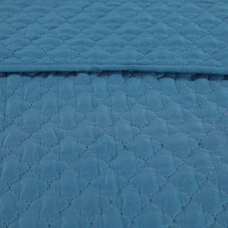 Foto 3 | Colcha Cubrecama Individual Azul Reversible Dark Teal Allure