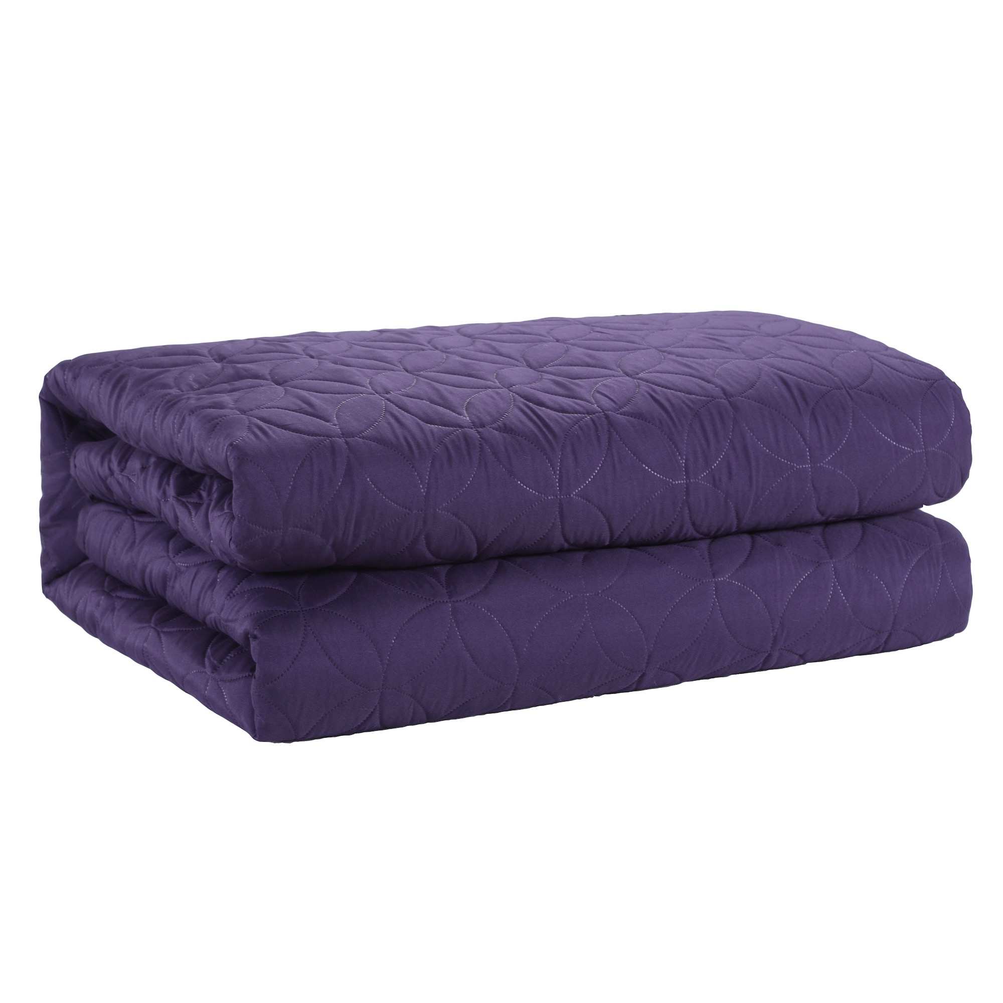 Foto 1 | Colcha Cubrecama Individual Morado Diseño Reversible Allure