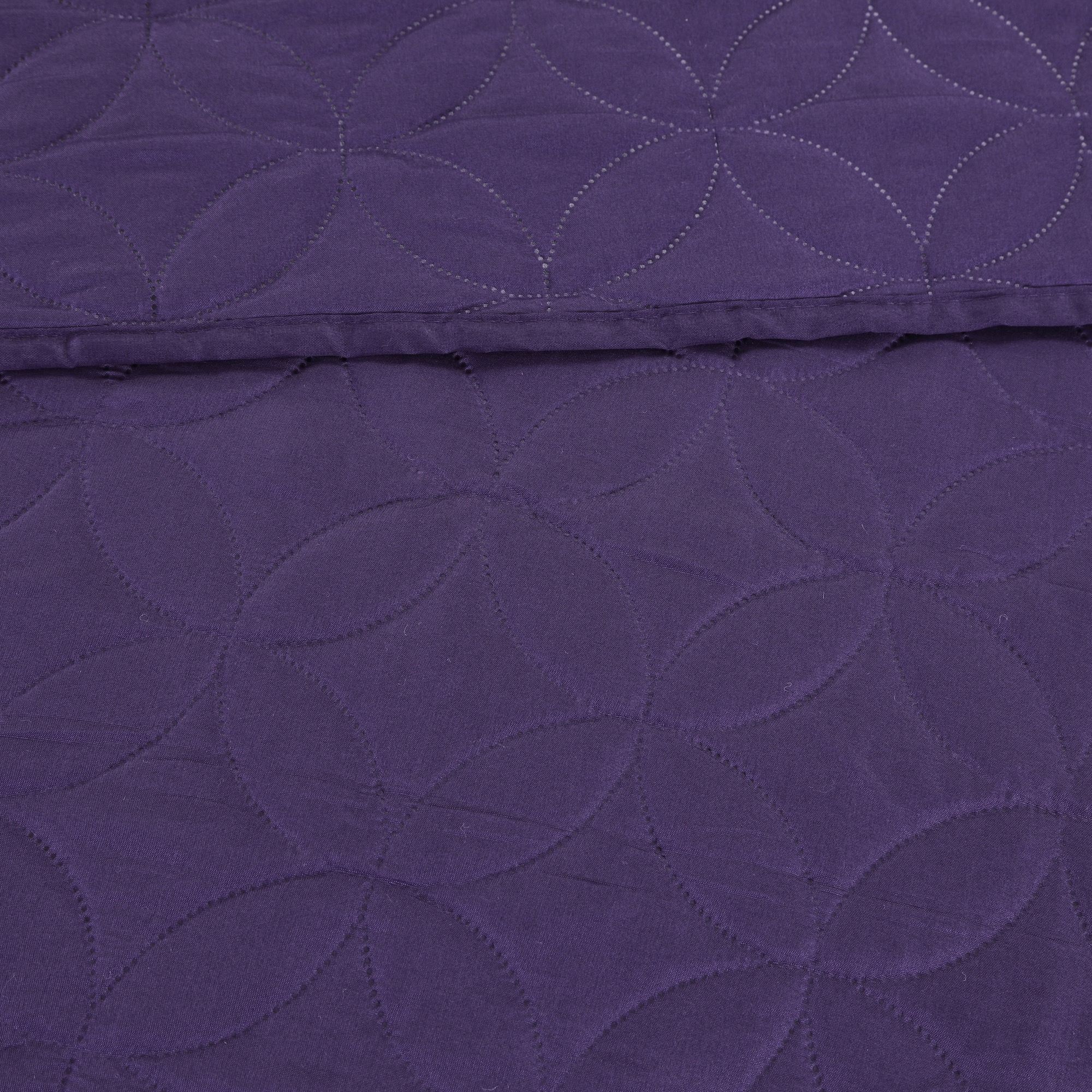 Foto 3 | Colcha Cubrecama Individual Morado Diseño Reversible Allure