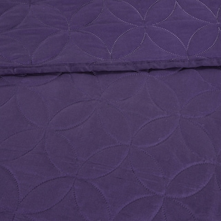 Foto 3 | Colcha Cubrecama Individual Morado Diseño Reversible Allure