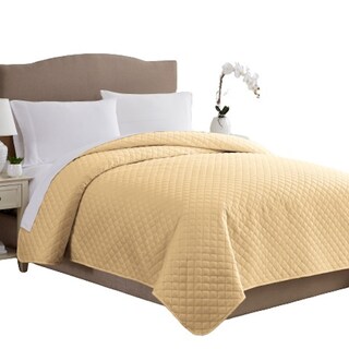 Foto 2 | Colcha/Cubrecama King Amarillo Reversible Honey Gold- Allure