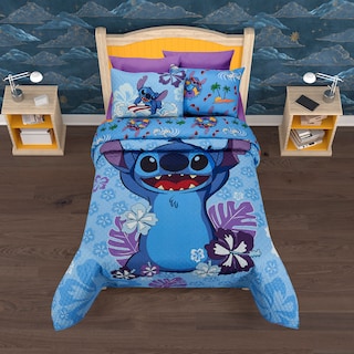 Foto 3 | Edrecolcha Providencia Matrimonial Stitch Surf Azul