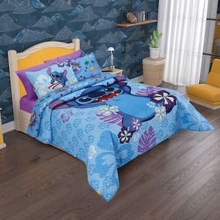 Foto 4 | Edrecolcha Providencia Matrimonial Stitch Surf Azul