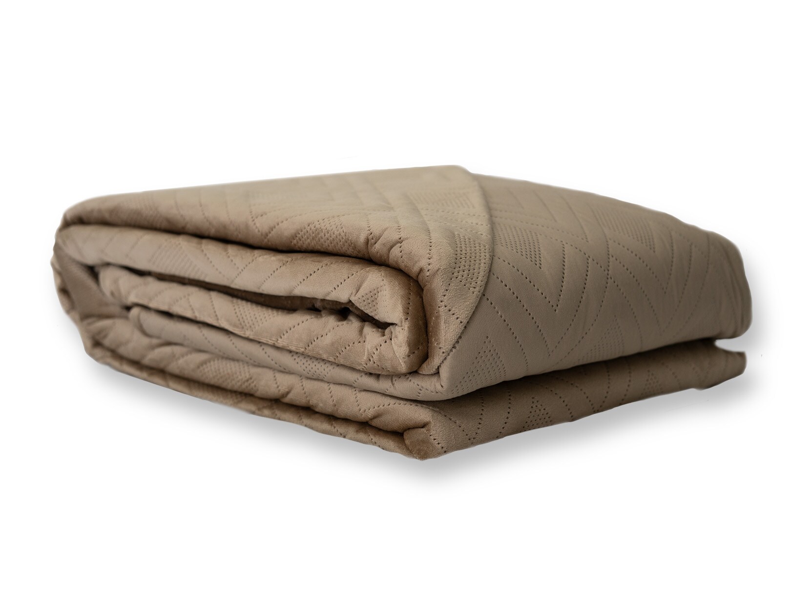 Colcha Dormireal Velvet Terciopelo Champagne Doble Vista Queen Size $879