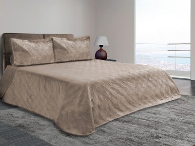 Foto 7 | Colcha Dormireal Velvet Terciopelo Champagne Doble Vista Matrimonial