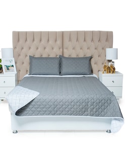 Foto 1 | Edredón Ligero Matrimonial-queen Capitonado, Incluye fundas de almohada