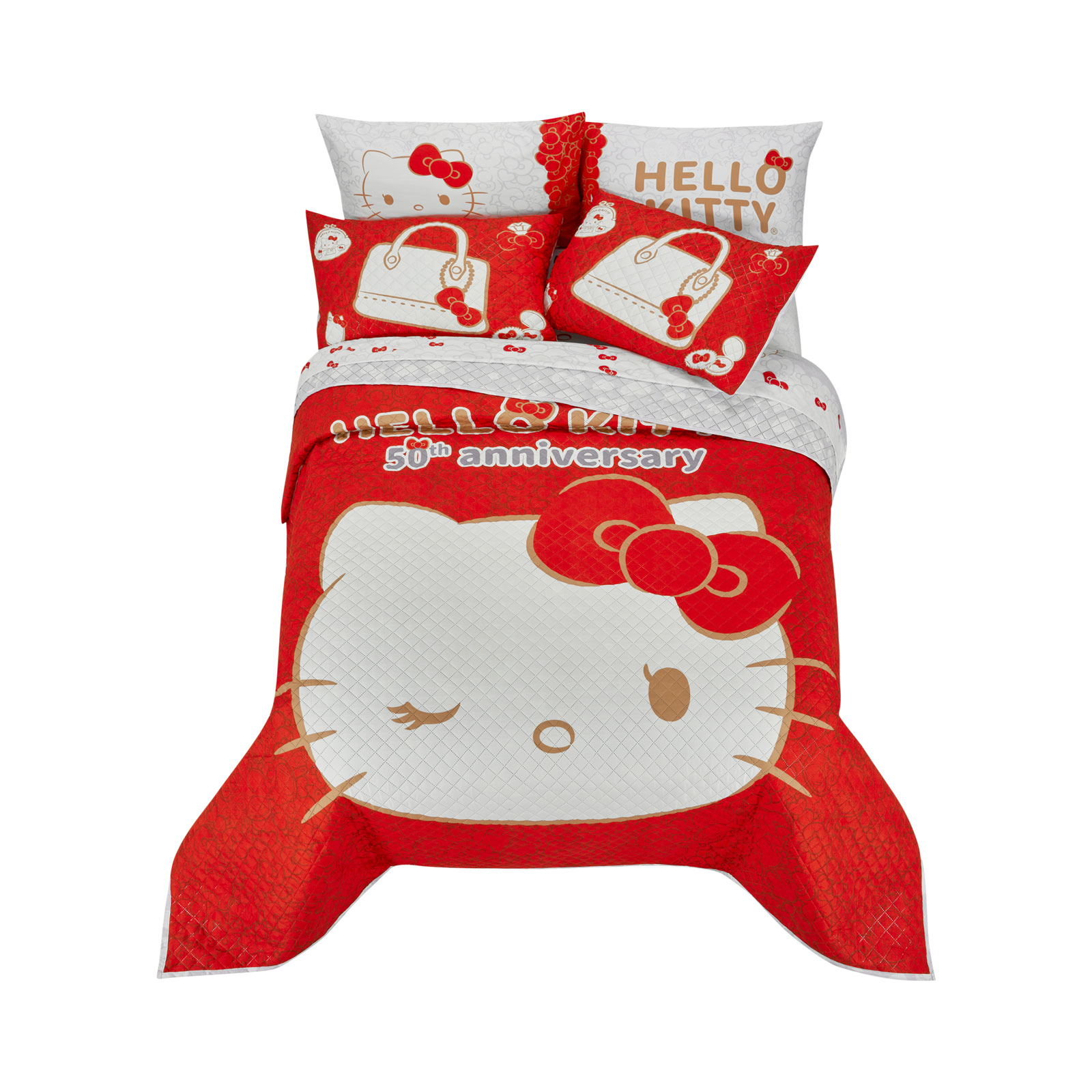 Edrecolcha Matrimonial Hello Kitty 50 Aniversario