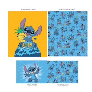 Foto 7 | Edrecolcha Matrimonial Stitch Alien