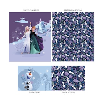 Foto 7 | Edrecolcha Matrimonial Frozen Queens